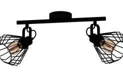 Avlånga Takspotlights|Takspot Med 2 Lampor<Eglo Tabillano Takspotlight 44cm Svart
