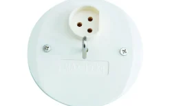 Takdoslock med lamputtag, Nova, 3-Pol (kron)