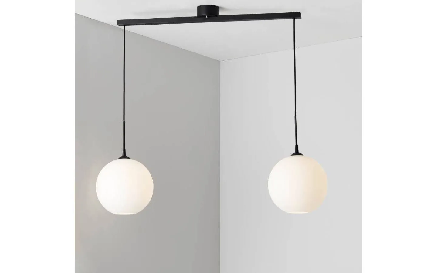 Belid Takupphäng För 2 Pendlar 97cm Svartstruktur* Takupphäng|Takkoppar & Byglar