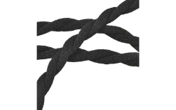 PR Home Takupphänge E27 med Textilsladd 1,2m Tvinnad Svart* Takupphäng