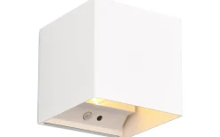 Uppladdningsbara Lampor Utomhus|Uppladdningsbara Lampor Utomhus<Reality Talent Laddbar Vägglampa LED Mattvit rörelse- och skymningssensor IP44