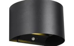 Uppladdningsbara Lampor Utomhus|Uppladdningsbara Lampor Utomhus<Reality Talent Laddbar Vägglampa LED Mattsvart rörelse- och skymningssensor IP44