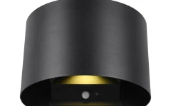 Uppladdningsbara Lampor Utomhus|Uppladdningsbara Lampor Utomhus<Reality Talent Laddbar Vägglampa LED Mattsvart rörelse- och skymningssensor IP44