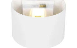 Talent Laddbar Vägglampa LED Mattvit rörelse- och skymningssensor IP44