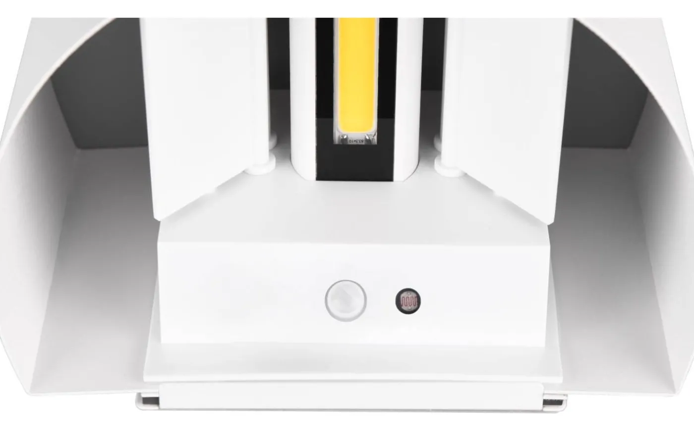 Talent Laddbar Vägglampa LED Mattvit rörelse- och skymningssensor IP44