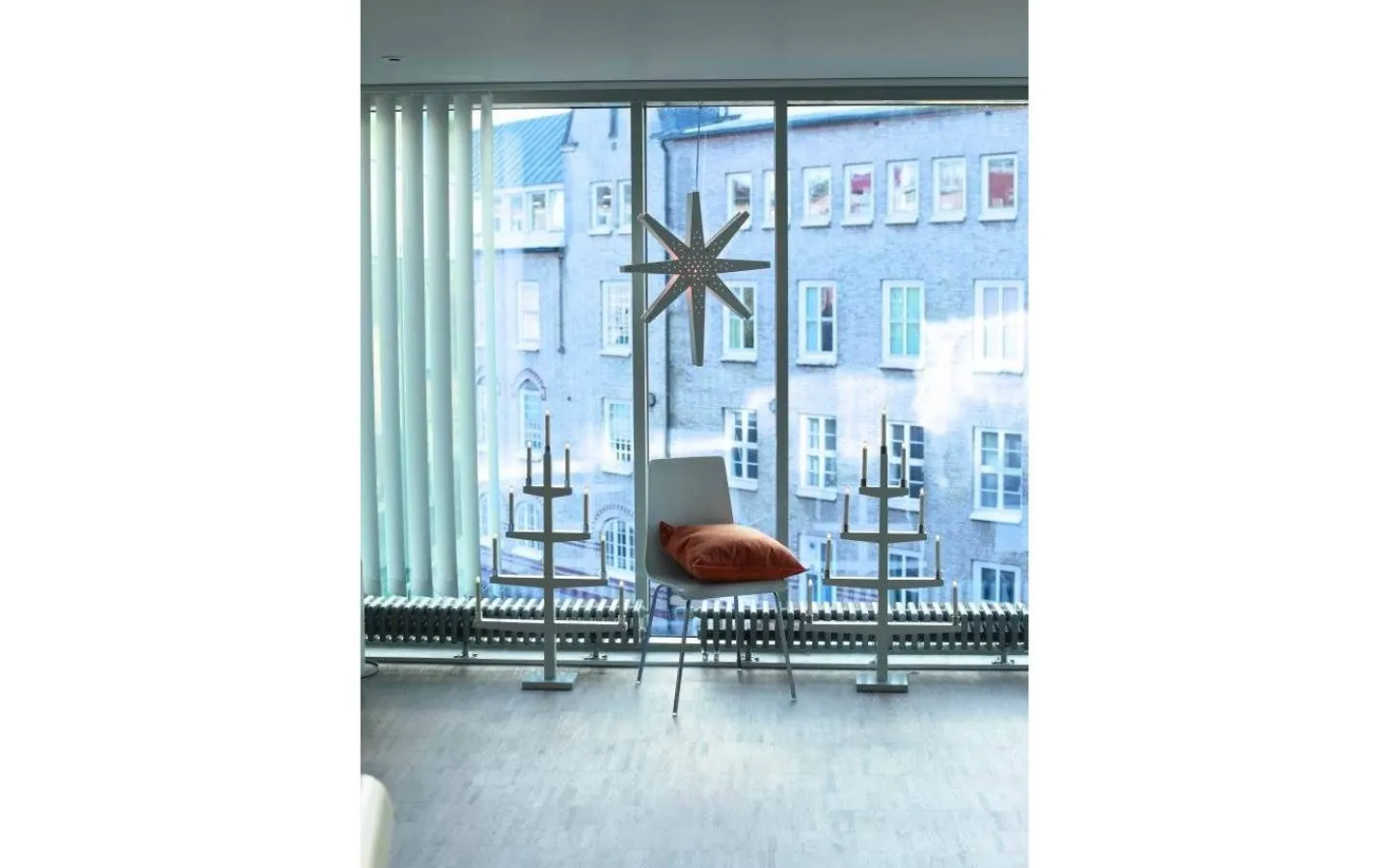 Star Trading Tall Adventsljusstake Vit 110cm* Visa Alla Adventsljusstakar|Adventsljusstakar 61-120 Cm