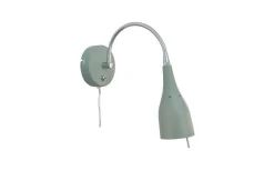 Läslampor<ArmaturHantverk Tanum Vägglampa Gröngrå