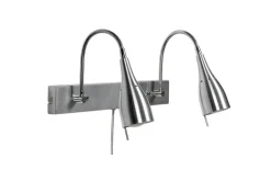 Läslampor<ArmaturHantverk Tanum Vägglampa 2L Aluminium