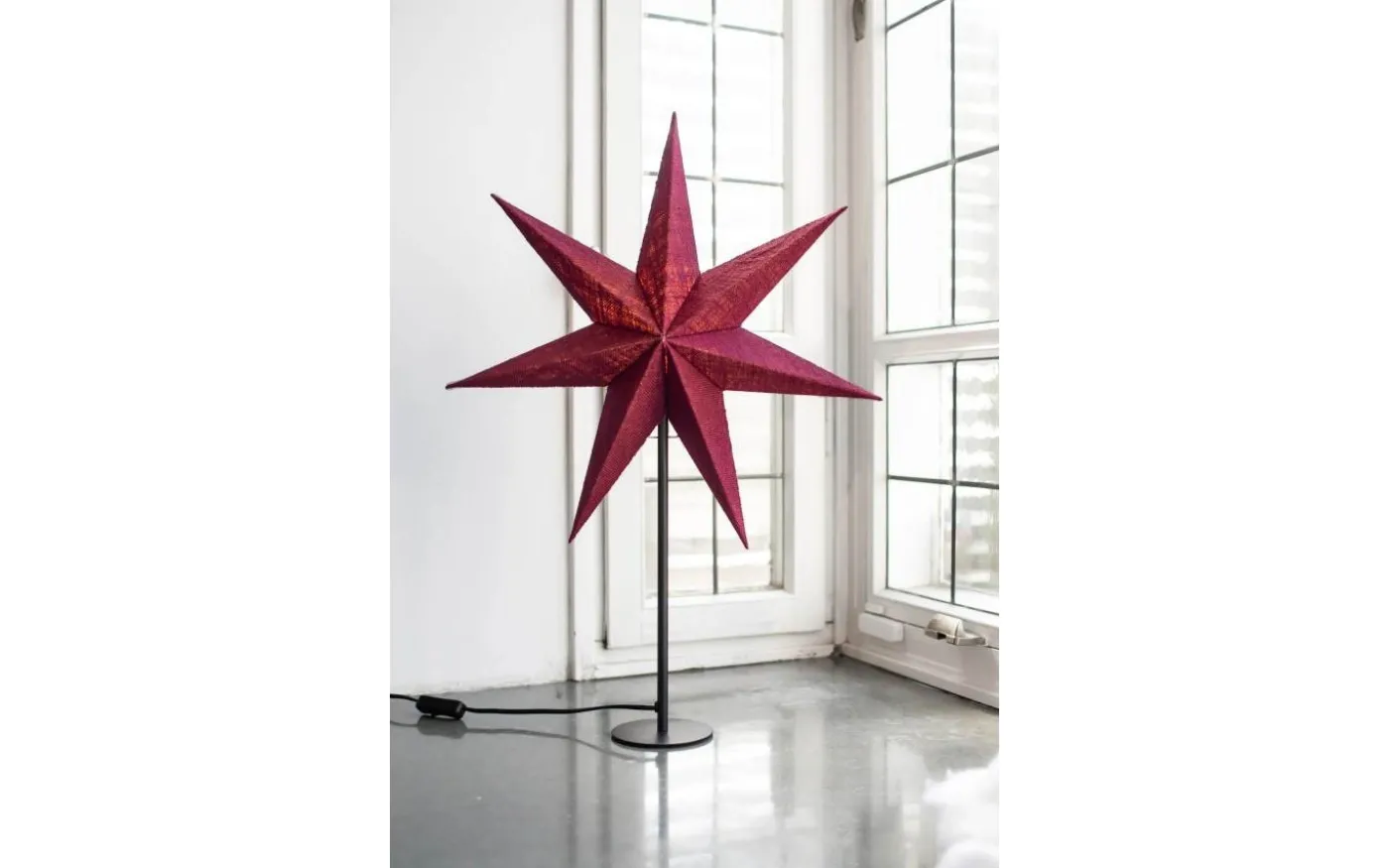 Tara Bordsstjärna 45cm Röd