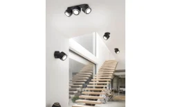 Trio Lighting Taurus Spotlight LED 3-delad mattsvart* Takspot Med 3 Lampor