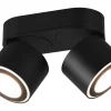 Trio Lighting Taurus Spotlight LED 2-delat mattsvart* Takspot Med 2 Lampor