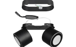 Trio Lighting Taurus Spotlight LED 2-delat mattsvart* Takspot Med 2 Lampor