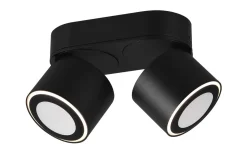 Trio Lighting Taurus Spotlight LED 2-delat mattsvart* Takspot Med 2 Lampor