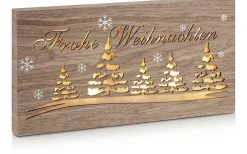 Inredning Jul<Markslojd Tavla Batteridriven Dekorationsbelysning 18cm Brun