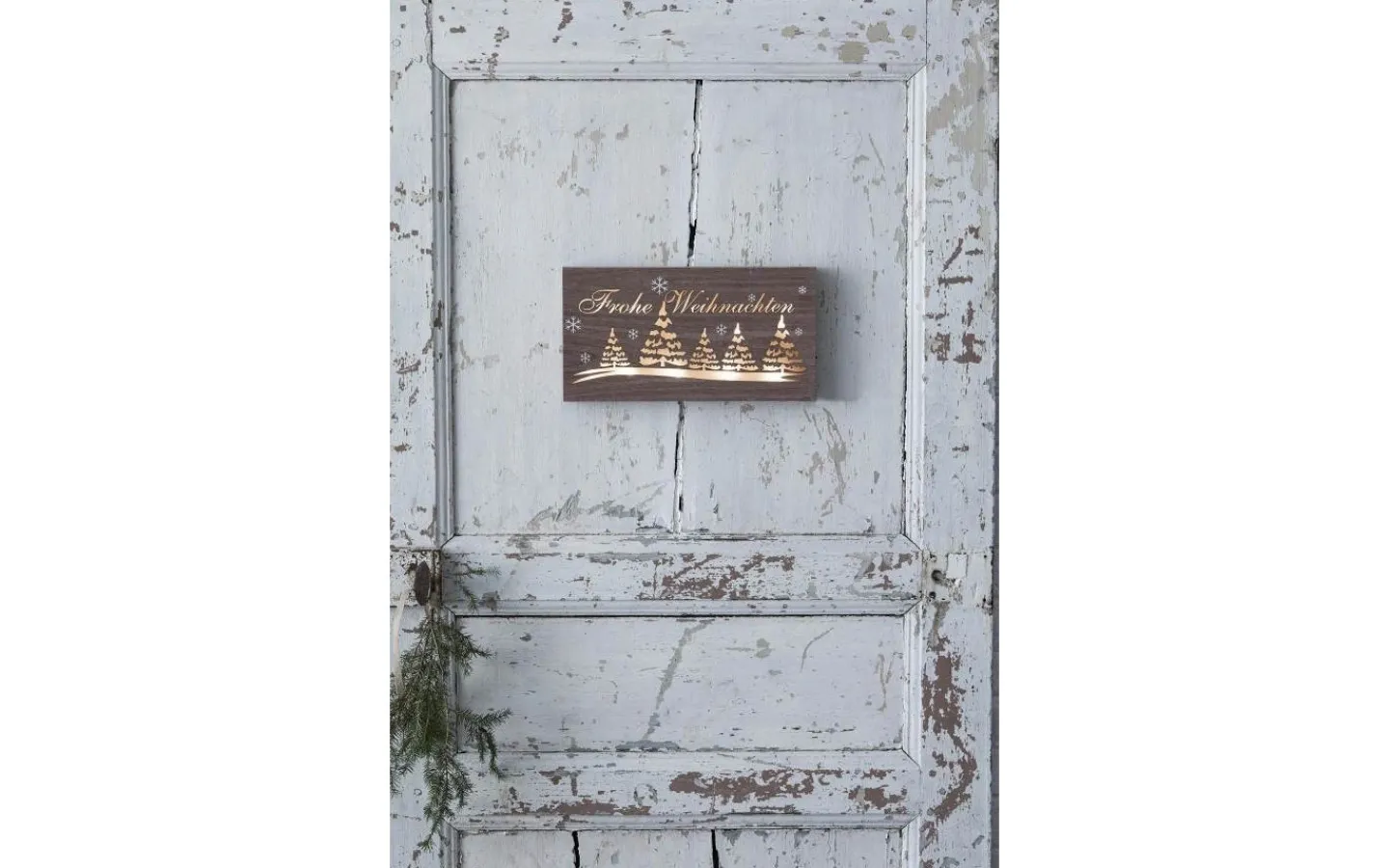 Inredning Jul<Markslojd Tavla Batteridriven Dekorationsbelysning 18cm Brun