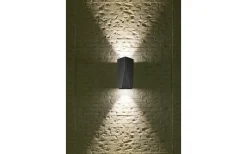 Upp & Nedljus Lampor<Trio Lighting Tay Vägglampa LED antracit IP65