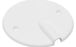 Malmbergs Täcklock med utlopp för kopplingsdosa, Vit* Förläggningsmaterial