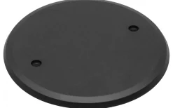 Malmbergs Täcklock till apparatdosor, Enkeldosa, Svart* Förläggningsmaterial