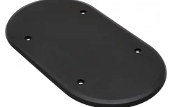 Förläggningsmaterial<Malmbergs Täcklock till apparatdosor, Dubbeldosa, Svart