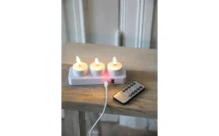 Värmeljus|Värmeljus<Markslojd Tea Uppladdningsbara Värmeljus 3-Pack Vit