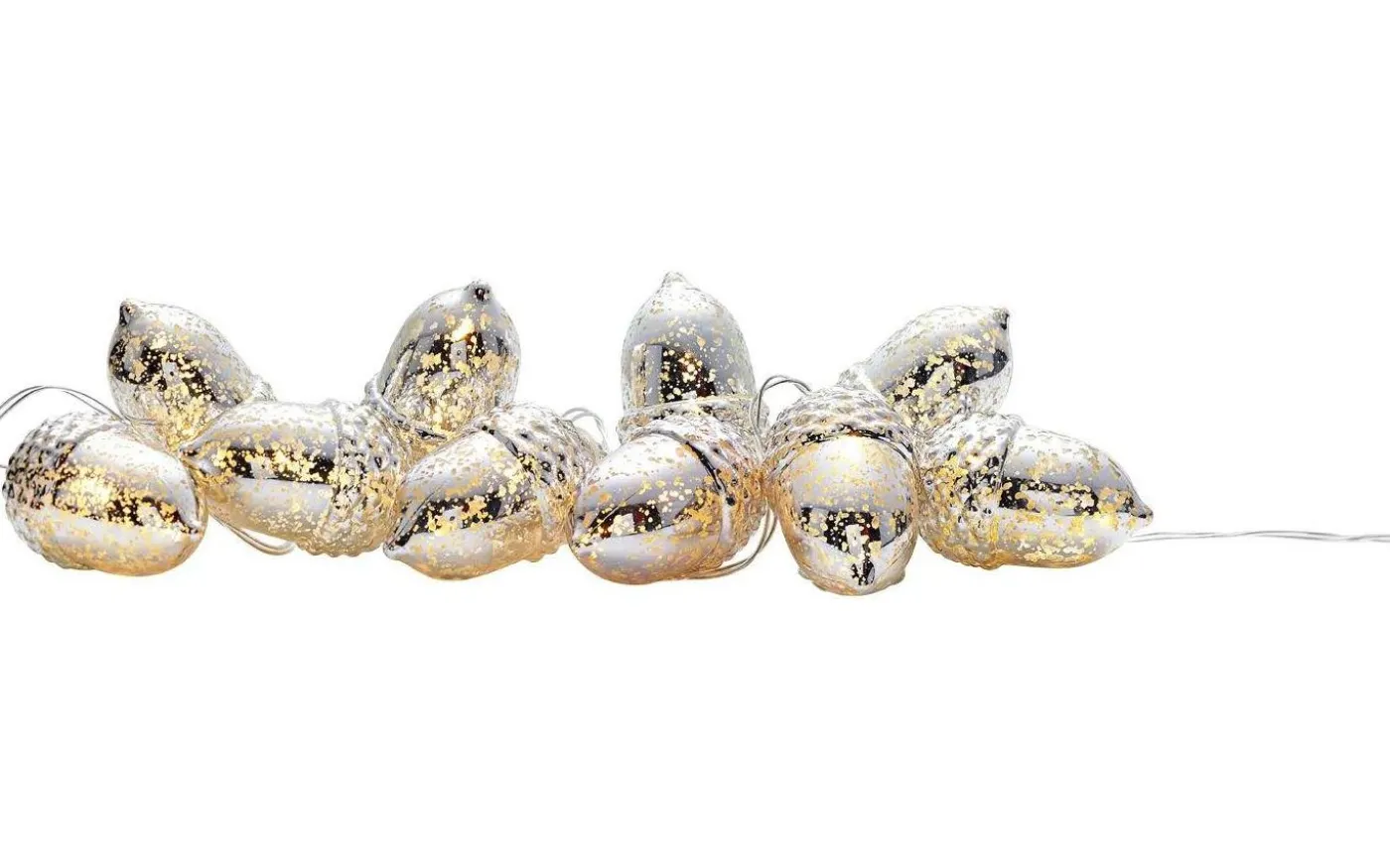 Teah Batteridriven Ljusslinga Ekollon 1,35m 10 lampor