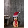 Batteri Julpynt Utomhus<Star Trading Tecidy Batteridriven Pingvin i Textil med Timer 70cm IP44
