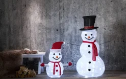 Star Trading Tecidy Snögubbe i Textil 120cm IP44* Julpynt Utomhus