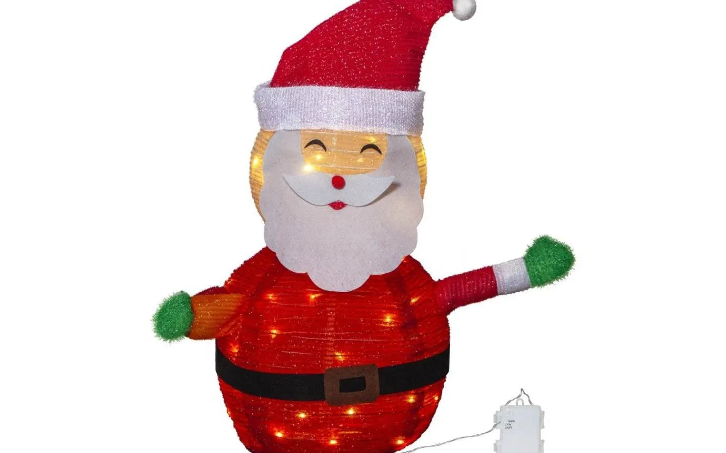 Star Trading Tecidy Tomte Batteridriven Juldekoration 70cm IP44* Batteri Julpynt Utomhus