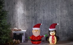 Star Trading Tecidy Tomte Batteridriven Juldekoration 70cm IP44* Batteri Julpynt Utomhus