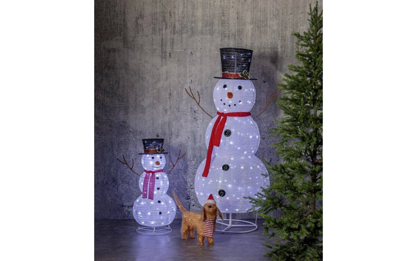 Tecidy Utomhusdekoration Snögubbe 90cm IP44