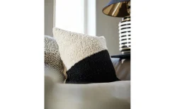 Teddy Kudde Svart 45x45cm