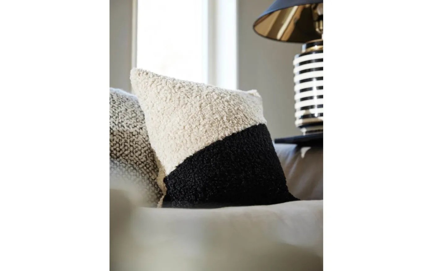 Teddy Kuddfodral Svart 45x45cm