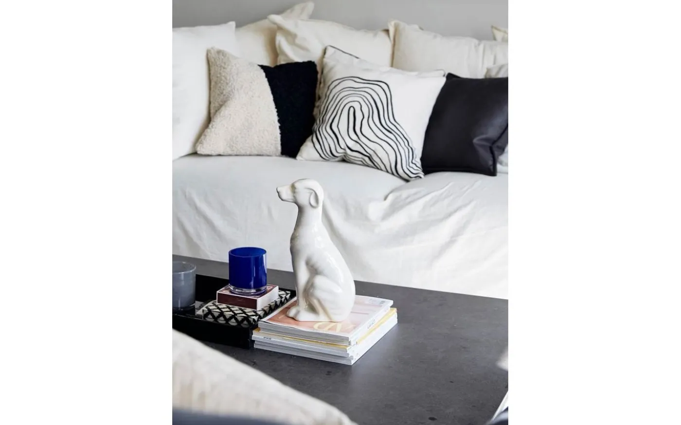 Teddy Kuddfodral Svart 45x45cm