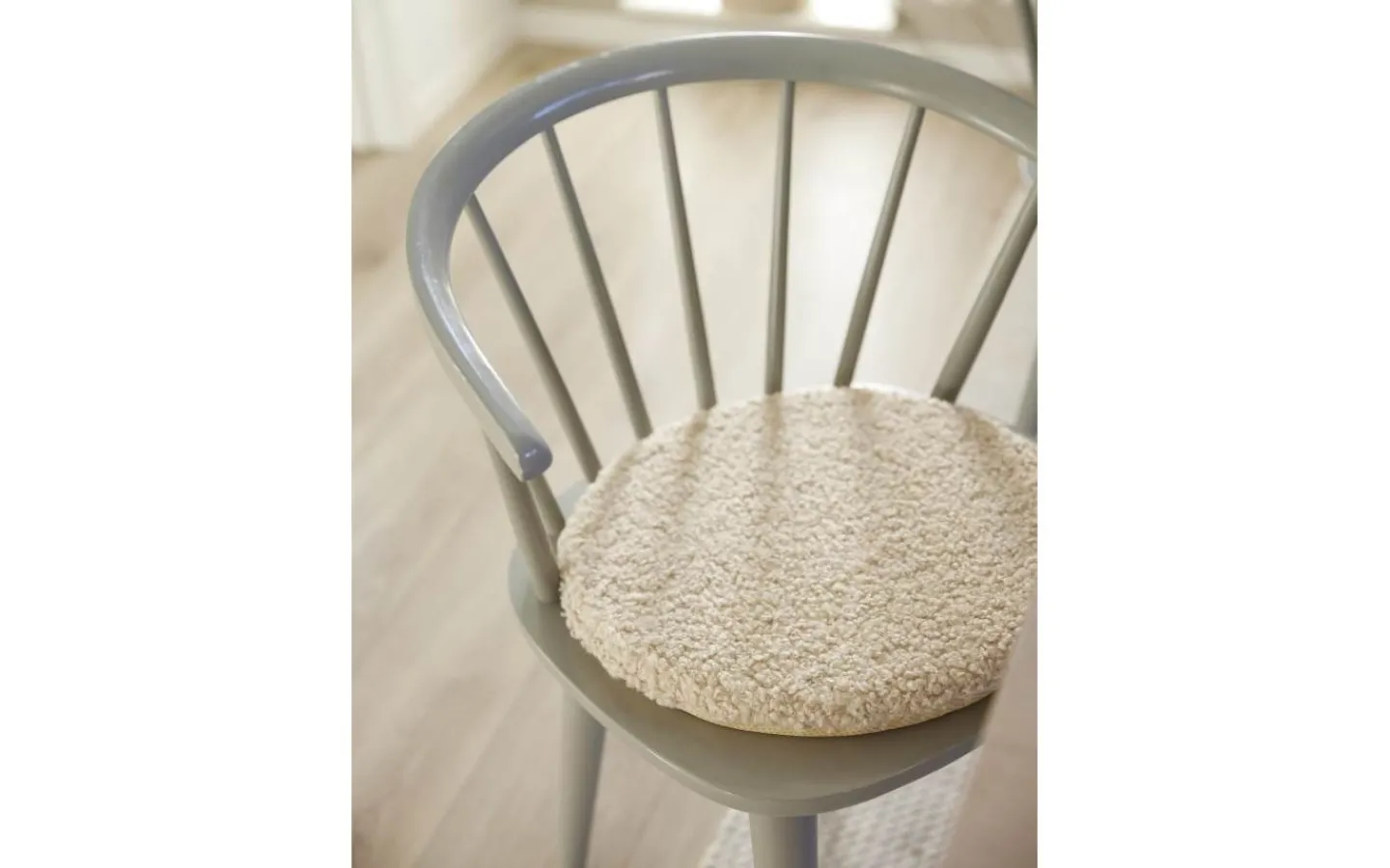 Svanefors Teddy Stolsdyna Offwhite Ø38cm* Stolsdynor