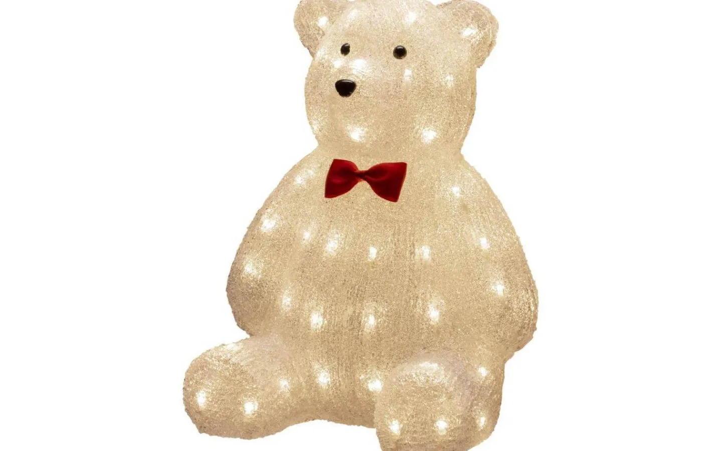 Julpynt Utomhus<Konstsmide Teddybjörn 38cm Varmvit IP44