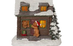 Star Trading Tedville Batteridriven Juldekoration Stuga* Julbyar Och Figurer