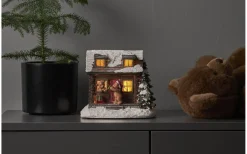 Star Trading Tedville Batteridriven Juldekoration Stuga* Julbyar Och Figurer