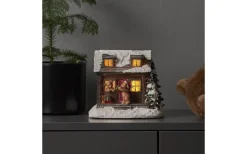 Star Trading Tedville Batteridriven Juldekoration Stuga* Julbyar Och Figurer