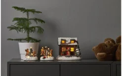 Star Trading Tedville Batteridriven Juldekoration Stuga* Julbyar Och Figurer