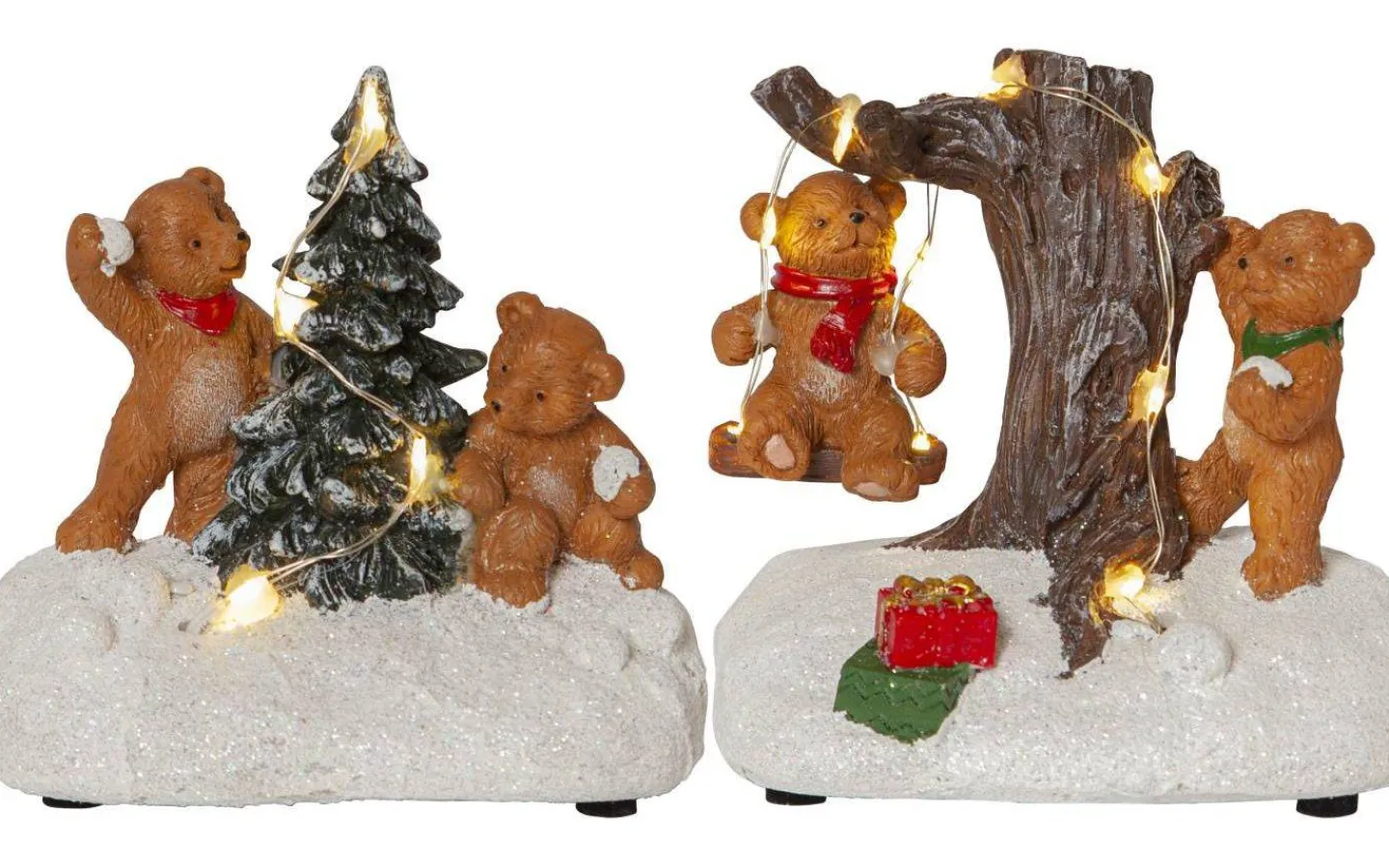 Star Trading Tedville Batteridriven Juldekoration Snöboll* Julbyar Och Figurer