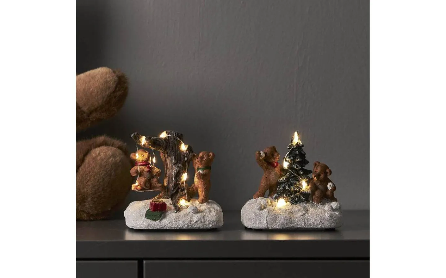 Star Trading Tedville Batteridriven Juldekoration Snöboll* Julbyar Och Figurer