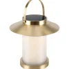 Uppladdningsbara Lampor Utomhus|Uppladdningsbara Lampor Utomhus<Nordlux Temple Uppladdningsbar Bordslampa Mässing 22cm IP54