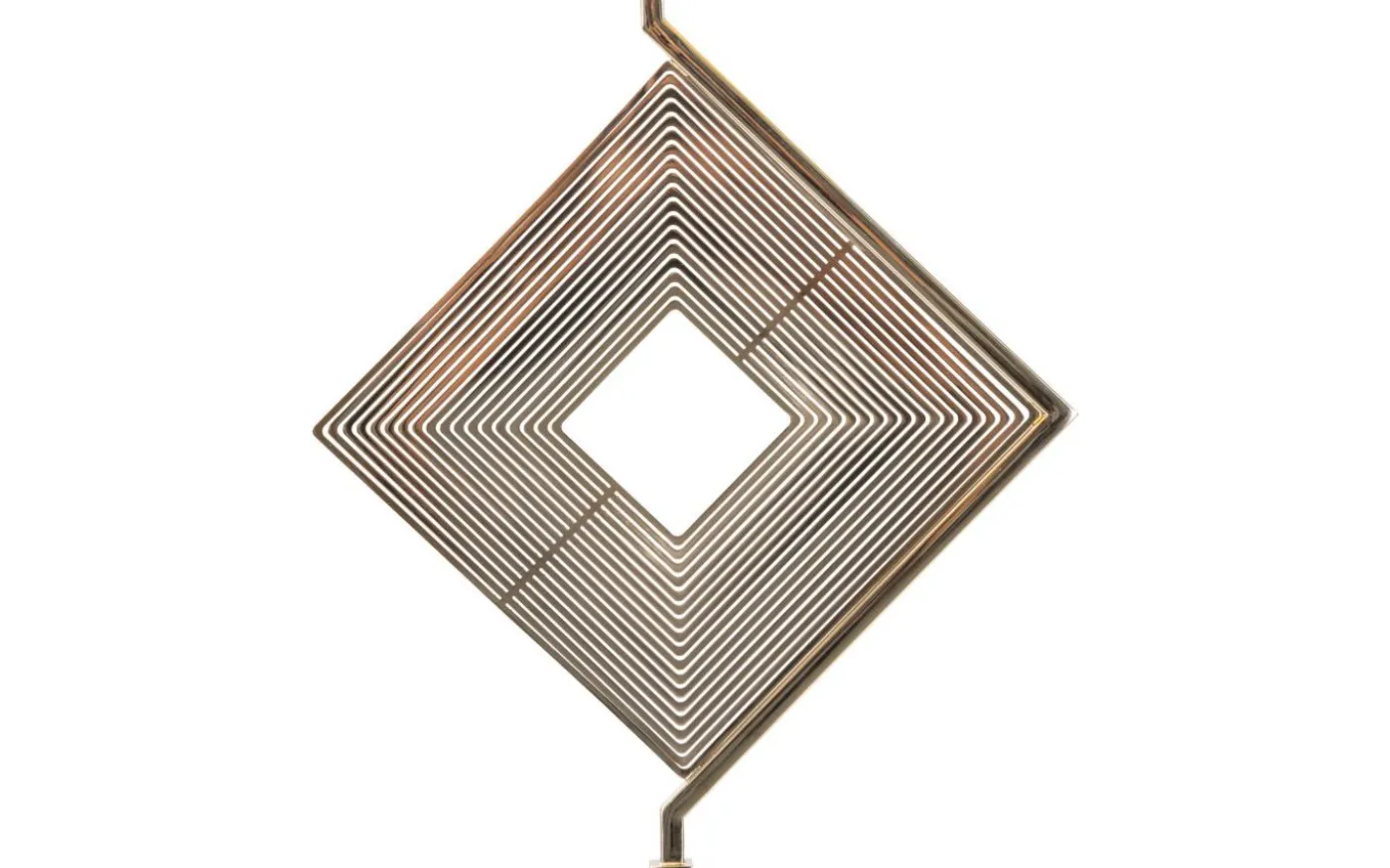 Tempo Golvlampa 161cm Vit/Guld