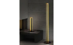 Golvlampor<Trio Lighting Texel Golvlampa LED svart/guld