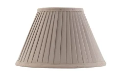 Plisserade Lampskärmar<Karlskrona Lampfabrik Textilskärm 200 - Beige bomullstyg