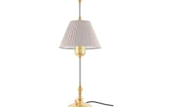 Plisserade Lampskärmar<Karlskrona Lampfabrik Textilskärm 200 - Beige bomullstyg