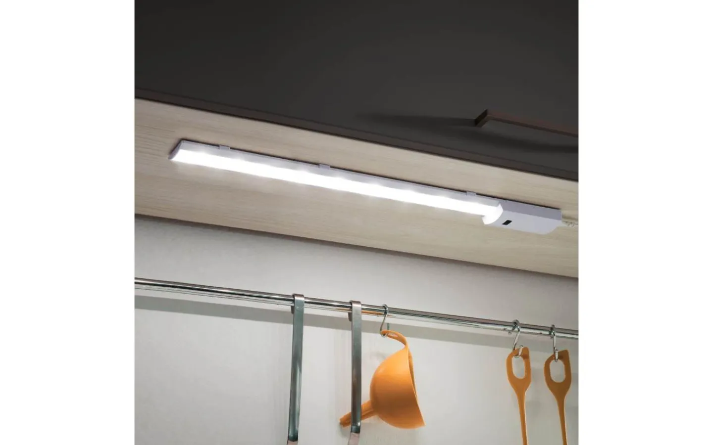 Eglo Teya Bänkbelysning 60cm med Rörelsesensor LED 4000K 10W Silver* Bänkbelysning