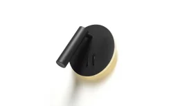 Rendl Thalia Vägglampa LED 6W+3W 3000K Svart* Läslampor