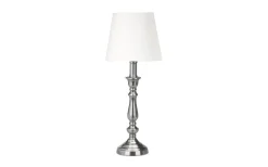 Vardagsrum|Bordslampor<PR Home Therese Bordslampa 35cm Antiksilver/Offwhite
