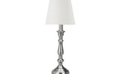 Bordslampor<PR Home Therese Bordslampa 62cm Krom/Vit